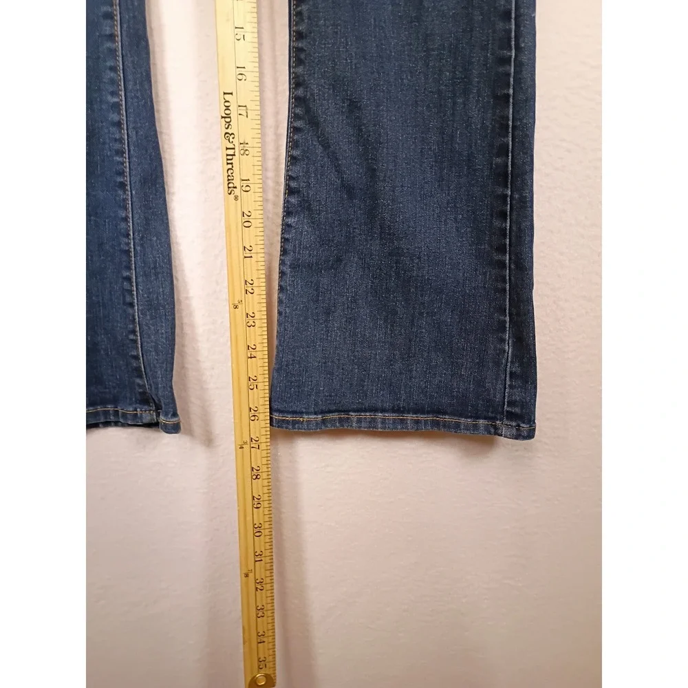 Western Signature Levi Strauss Women W31 L30 Dark Wash Mid Rise Bootcut Jeans
